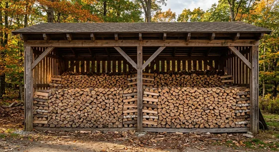 Укладка дров в Вербилках, улица Кооперативная, 37